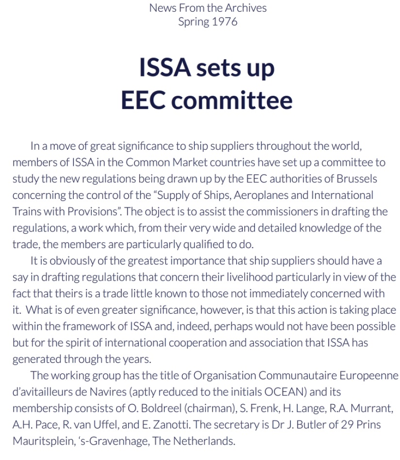 ISSA sets up ECC committee