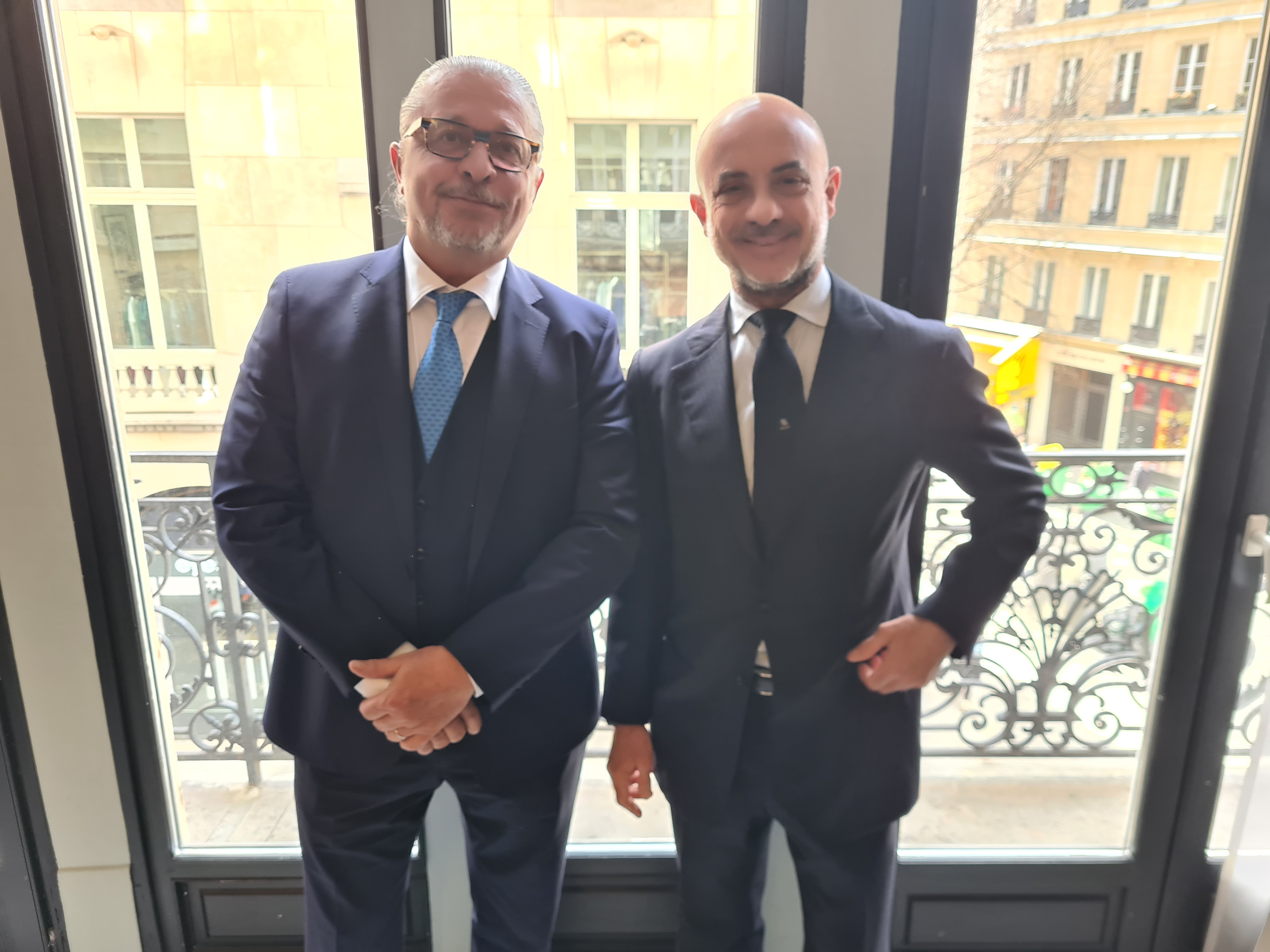 SNAN President Eric Barat and OCEAN Chair Costantino Zavoianni 